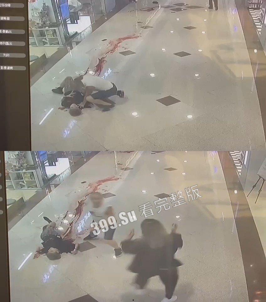 香港6月2日傍晚约5时，1男1女在钻石山荷里活广场3楼近戏院位置遭持刀追砍，被狠捅向心藏怒斩全身至少32刀，手法果断残忍-2