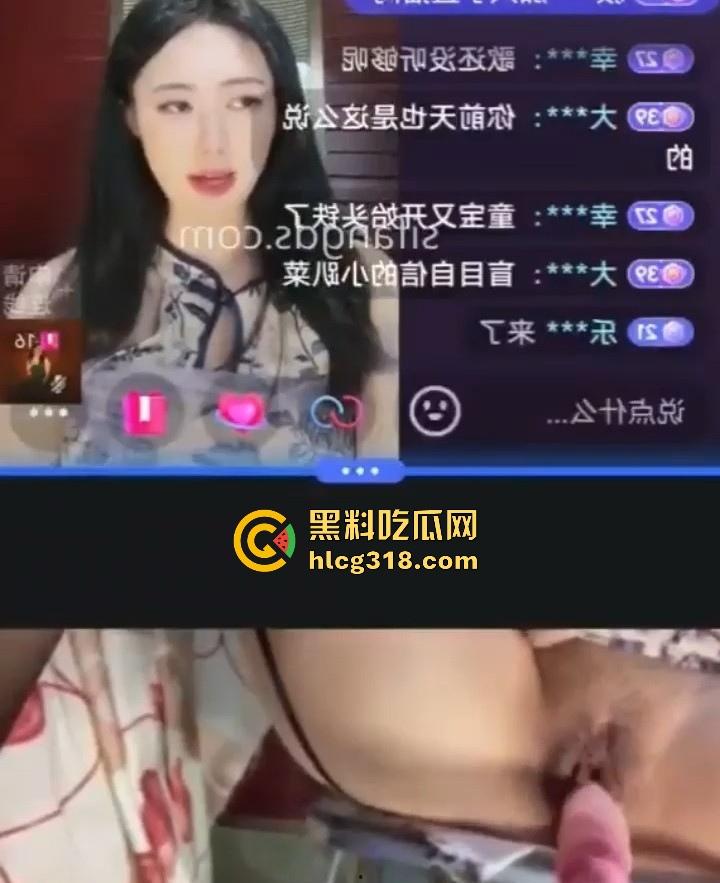 清纯女大抖音双视角直播，一侧面不改色与粉丝闲聊，一侧情趣炮机狂插粉穴，上演双面人生！-7