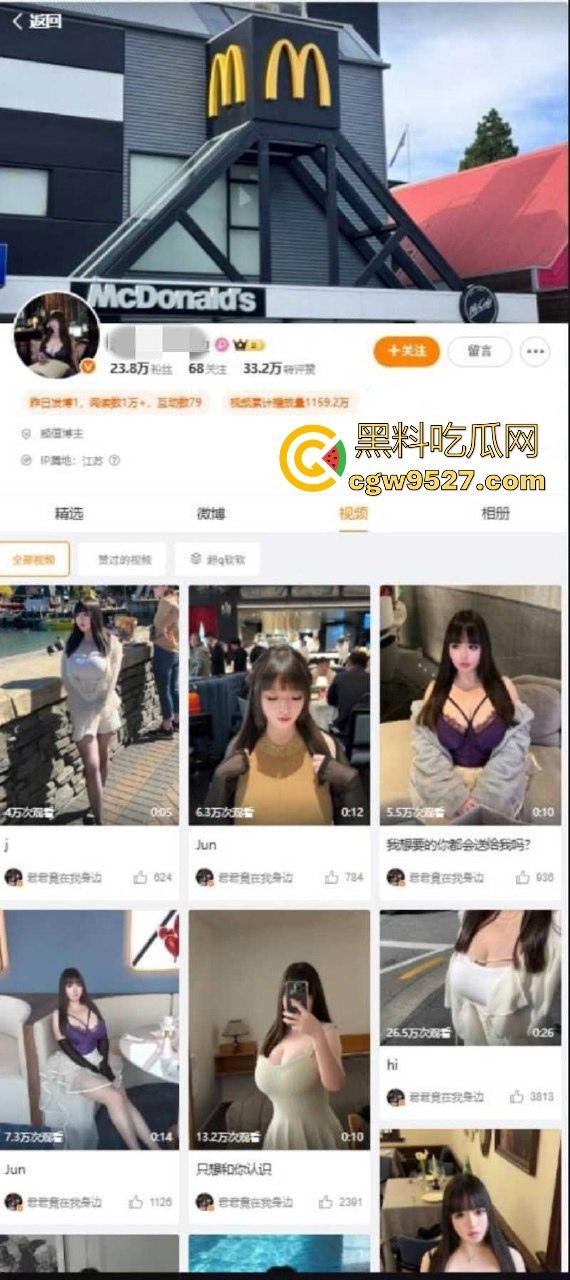 微博巨乳网红【君君】金主1对1裸聊福利流出，颜值爆表逆天豪乳，镜头前各种搔首弄姿，这身材真有实力！-1